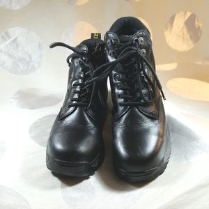 Dr. Martens Industrial Steel Toe and Midsole Black Leather Safety Boots US M7 W8